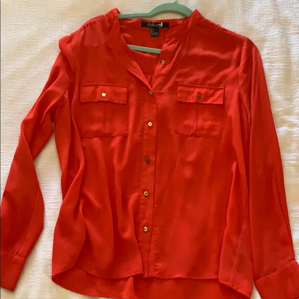 Coral Blouse